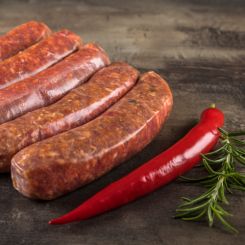 Büffel Chili Bratwurst 